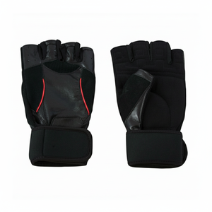Guantes de fitness Medio dedo Levantamiento de pesas Gimnasio Entrenamiento Muñequera Guantes de levantamiento de pesas Gimnasio - Product Image 1