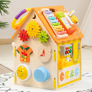 Giocattolo Educativo per lo Sviluppo Precoce, <span class=keywords><strong>Scatola</strong></span> Multifunzione <span class=keywords><strong>Montessori</strong></span> per Bambini, Gioco di Iniziazione per Bambini Piccoli - Product Image 2