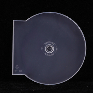 Boîte de rangement <span class=keywords><strong>en</strong></span> plastique transparente pour CD demi-rond <span class=keywords><strong>en</strong></span> PP de 1,2 mm d'épaisseur, impression personnalisée du logo, support de protection pour média <span class=keywords><strong>DVD</strong></span> de 12 cm - Product Image 3