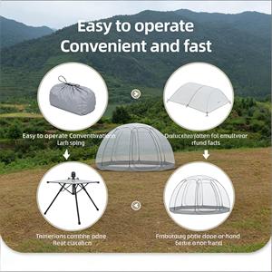360 °   Carpa Burbuja Transparente para Pesca en Hielo, Refugio Invernal de PVC Resistente al Viento, Carpa Domo Estable con Refuerzos Rectos para Pesca en Hielo y Camping - Product Image 3