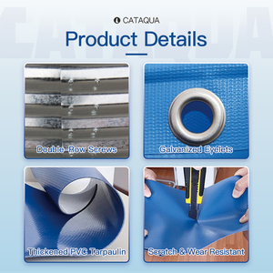 Vasca per Pesci Pieghevole in PVC, Resistente agli Strappi, Facile da Montare, Altre Attrezzature per Acquacoltura per Allevamenti Ittici Interni ed Esterni - Product Image 3