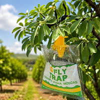 Promotion : Sac anti-mouches portable d'extérieur, attrape-mouches suspendu réutilisable avec attractif, vente en gros usine, logo personnalisé