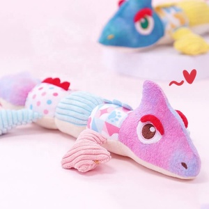Jouet à mâcher écologique non toxique pour animaux de compagnie Super doux et durable PP coton jouet pour chien nouveauté dessin animé caméléon jouet en peluche - Product Image 2