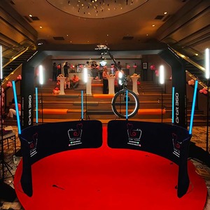 2025 Offre Spéciale Portable SLR Compatible 360 Photomaton aérien avec écran vert télécommande cadre en métal pour un usage professionnel - Product Image 3