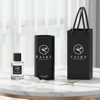 Flacon à parfum vide de qualité cylindre transparent en verre OEM 50 ml 100 ml bouteille de parfum avec boîtes cadeaux colorées pulvérisateur à pompe