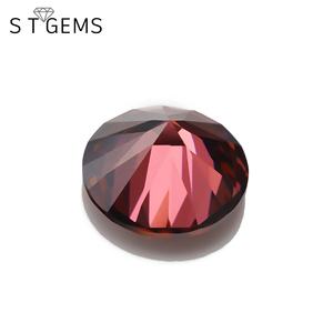 ルーズファクトリープライス3mmラウンドコーヒー<span class=keywords><strong>CZ</strong></span>ダイヤモンドキュービックジルコニアストーンジュエリー - Product Image 6