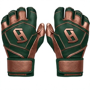 Gants de frappeur de baseball en cuir légers, technologie d'adhérence avancée, construction respirante, rembourrage renforcé de la paume, confortables - Product Image 1