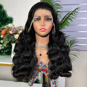 SDD 13x4 Loose Body <b>Wig</b> 100% <b>Human</b> Hair Super Double Drawn Quality <b>Wig</b> Full Density Glueless <b>Wig</b> - Product Image 1