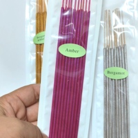 8-Zoll-Räucherstäbchen mit natürlichem ätherischem Aroma und Blumen duft, verpackt mit Ingwer-Osmanthus-Jasmin-Jasmin-Duft-Joss-Pulver