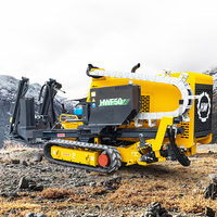 Hengwang Mini Foreuse Rotative pour Forage Horizontal Directionnel, sur Chenilles, avec Pompe Diesel