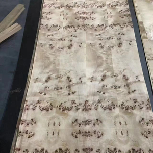 Tự nhiên Walnut Burl Veneer Sheets gỗ kỳ lạ Veneer cho đồ nội thất sang trọng - Product Image 1