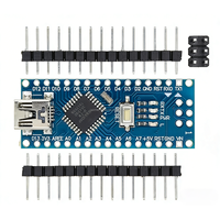 Placa de Desarrollo Mini CH340G Nano V3.0 con Controlador ATmega328, Interfaces Tipo-C, Micro USB y Nano 3.0