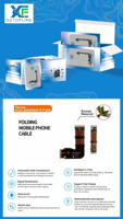 ODM puerto de carga antienvejecimiento a prueba de agua conector de base Flex Pcb Board Lcd pantalla Flex Cable para Tecno Phantom V Fold
