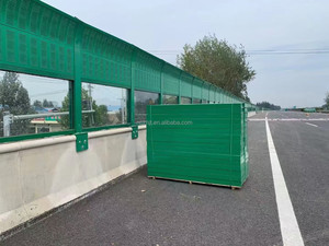 Otoyol ses bariyeri yükseltilmiş köprü gürültü azaltma ve ses yalıtım levhası köprü kiriş Metal akustik Panel - Product Image 5