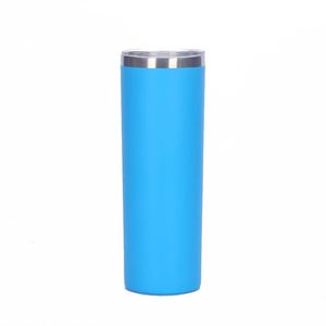 Vasos Termo de Acero Inoxidable Delgados de 20oz con Doble Capa Aislada, al por Mayor, con Pajita - Product Image 1