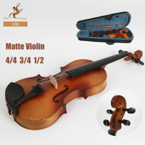 Popolare all'ingrosso Full Size violino 4/4 3/4 1/2 1/4 1/8 corpo tiglio violino a buon mercato per principianti bambini adulti - Product Image 1