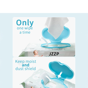 Lingettes humides jetables pour bébé OEM, 80 lingettes nettoyantes, 99,9 % d'eau super pure, lingettes pour bébé en <span class=keywords><strong>bambou</strong></span> infusées à l'aloe vera - Product Image 2