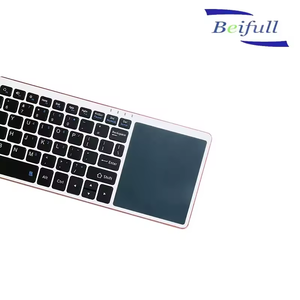 Nhôm Bàn phím không dây với <span class=keywords><strong>touchpad</strong></span> cho WINS IOS Android thông minh TV Tablet PC - Product Image 2