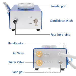 치아 미백 및 청소에 적합한 공기 흐름 Prophy 제트 유닛 치과 샌드 블라스팅 기계 공기 광택기 외과 기기 - Product Image 4