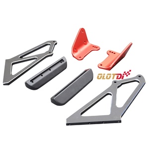 For Honda Civic 11th TYPE-R FL5 Red+ <b>Black</b> Aluminum Alloy Bracket Add Spoiler Rear Trunk Lip <b>Wing</b> 2022-2023 Auto Tuning - Product Image 2