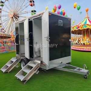 Remolque de Baño Portátil de Lujo, Ecológico y Duradero, con Doble Puerta, para Apartamentos, Campamentos, Caravanas y Uso en Exteriores - Product Image 5