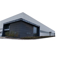 Mini entrepôt moderne en acier préfabriqué en libre-service Petits hangars de bâtiment extérieurs Conception d'atelier préfabriqué