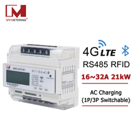 Módulo de Carga para Vehículos Eléctricos de 32A, Prepago, OCPP, Monofásico/Trifásico, 7kw/21kw, con Pantalla LCD y Comunicación RS485