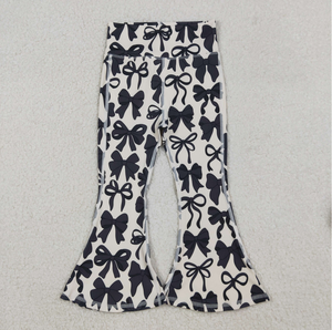Pantalons de yoga à pattes d'éléphant pour bébés filles - Product Image 4