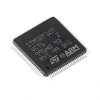 Microcontrôleur Original STM32F107VCT6 LQFP-100 ARM Cortex-M3 32 bits, puce IC MCU 72MHz 256KB Flash
