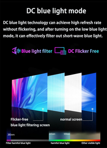 Écran d'ordinateur incurvé avec filtre anti-lumière bleue, 34 pouces, 4K, 100 Hz, 180 Hz, 165 Hz, 1 ms, HDR, IPS, moniteur de jeu LED pour PC - Product Image 3