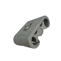 Support de rail conducteur en alliage d'aluminium réglable sur mesure haute performance pour câble de transmission électrique