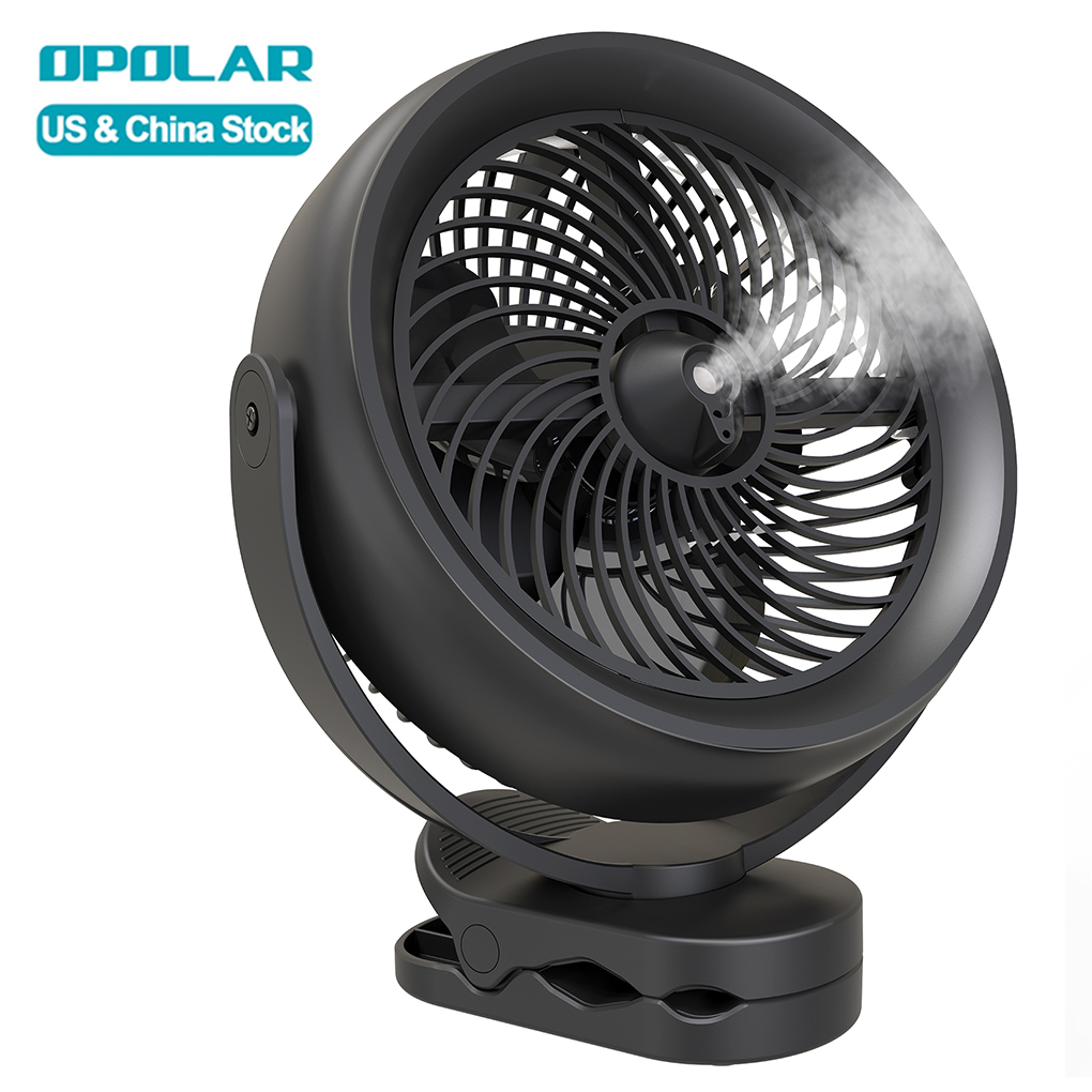 Outdoor Mist Fan Portable Cordless Fan 