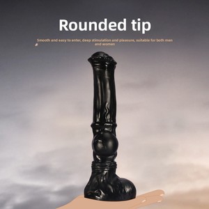 Dildo Artificial de Forma Irregular en Colores Mezclados, Modelo de Caballo y Perro, Masturbador Femenino, Vibrador, Juguete Sexual - Product Image 3