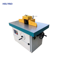 Machine de fraisage verticale à grande vitesse Holyiso MXQ5117H pour le travail du bois |   Routeur à table coulissante pour profilage et découpe à axe unique, moteur 4 kW