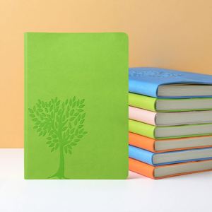 2025 A5 Custom Weekly Monthly Daily Dotted Logo Premium Wedding PP Casebound Hardcover PU Leather Sewing Binding <b>Planner</b> - Product Image 1