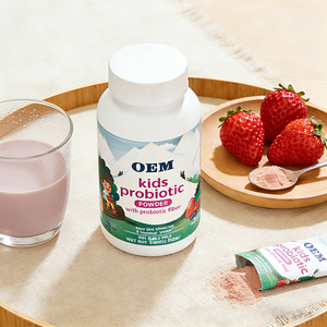 Complément alimentaire naturel en marque blanche, poudre de probiotiques pour enfants, fibres prébiotiques, soutient la santé digestive et immunitaire, 1 cuillère/jour - Product Image 2