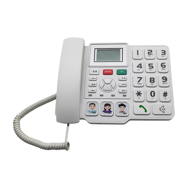 One-button SOS 4G Big Button old Elderly phone telephone Desktop Phone 4G ETS-6888
