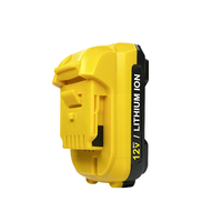 Paket Baterai Pengganti Lithium Ion 3 Sel 12V Max Ringan dan Kompak Untuk DeWalt DCB120-3