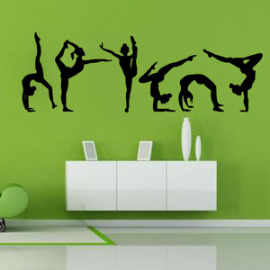 Autoadesivo 3d decorazione della casa yoga <span class=keywords><strong>palestra</strong></span> wall <span class=keywords><strong>sticker</strong></span> - Product Image 3