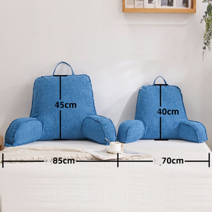 Oreiller doux, <span class=keywords><strong>coussin</strong></span> de chevet, protection du dos pour la lecture, <span class=keywords><strong>coussin</strong></span> de canapé, oreiller pour femmes enceintes - Product Image 6