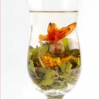 Thé en fleurs Gong Yi Hua en vrac 1kg, mélange de thé vert et de fleurs, thé santé en boules rondes, sachet, marque privée, OEM, vente en gros, boîte