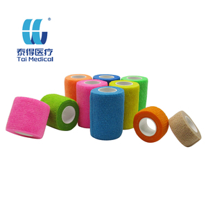 Nhà Máy Bán Buôn 2.5Cm * 4.5M Không-Dệt Đàn Hồi Tự Dính Băng Vĩ Độ Cao Động Vật Chăn Chăn Bảo Vệ Băng Cho In - Product Image 5