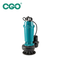 Pompe submersible électrique haute pression WQD, pompe centrifuge verticale haute capacité pour le drainage des eaux usées