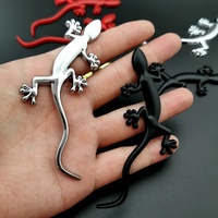 Accesorios de Estilo para Automóviles Audi Quattro, Emblema 3D de Metal con Forma de Gecko Lagarto para la Parte Trasera del Maletero, Adhesivo Decorativo para Carrocería, A3 Q8, Uso Único, 1 Año