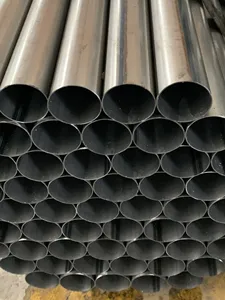 Tubo de ferro oco, seção oca retangular quadrado tubo de aço preto soldado