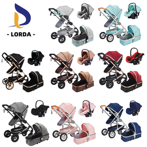 2026 Modern Lightweight Foldable 3-in-1 Baby Stroller with Car Seat and Travel <strong>Pram</strong> <strong>Set</strong> - Product Image 2