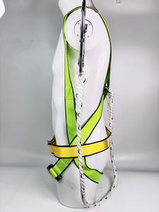 Cintura di Sicurezza Anticaduta Affidabile e Resistente in Poliestere ad Alta Resistenza per Costruzioni e Soccorso su Ponti, 4 Anelli a D, Lunghezza Regolabile - Product Image 2