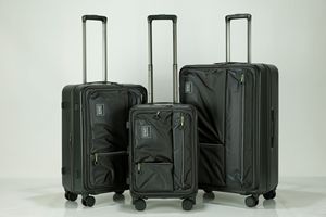 Valise haute résistance en polycarbonate thermoformé avec poche avant et chariot en aluminium pour usage quotidien - Product Image 2