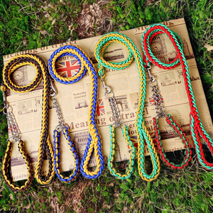 Juego de correa de nailon resistente con logotipo personalizado, cuerda trenzada de entrenamiento de 5m, estilo sencillo de lujo, estampados duraderos a la moda - Product Image 3