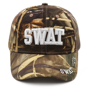 หมวกเบสบอลลายพราง DF ขายส่ง มีสินค้าในสต็อก ผ้าฝ้ายผสมโพลีเอสเตอร์ สำหรับกิจกรรมกลางแจ้ง ปีกหมวกขนาดใหญ่ ทรงโดม ป้องกันแสงแดด รุ่น SWAT - Product Image 2